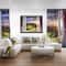 Designart - Window View - Landscape Canvas Art Print in Black Frame